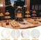 10 Pcs Cake Stand White Plastic Dessert Table Stand Set 4 Pcs 3 Tired Cupcake Display Stands Cookie Tray Rack Serving Tray Cake